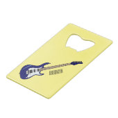 Illustration de guitare électrique (Dos Angle)