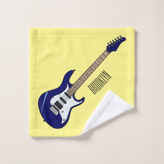 Illustration de guitare électrique (Gant de toilette)