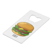 Illustration de Hamburger (Devant Angle)