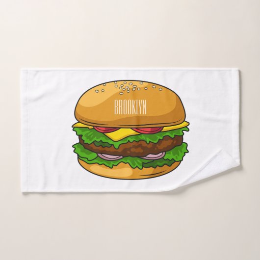 Illustration de Hamburger (Serviette à main)