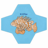 Illustration de Happy lionfish (Plat)