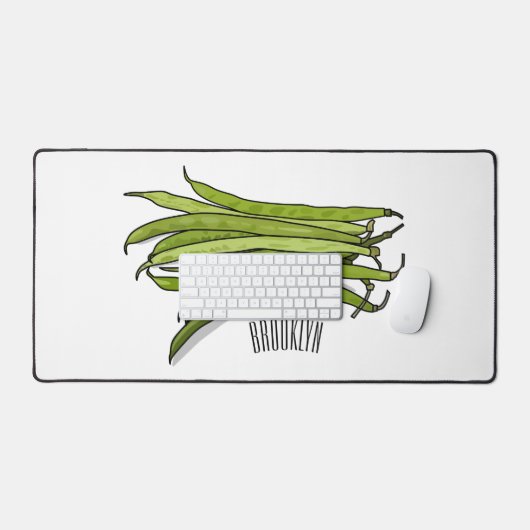Illustration de haricots verts (Clavier et souris)