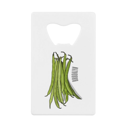 Illustration de haricots verts (Devant)