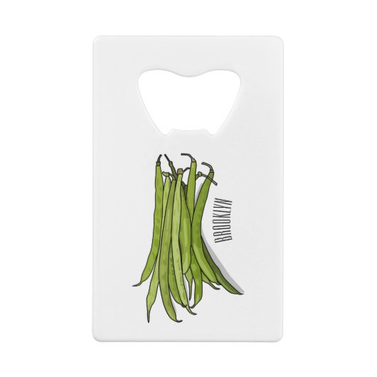 Illustration de haricots verts (Dos)