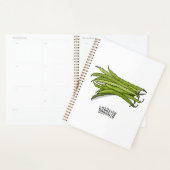 Illustration de haricots verts (Devant avec enveloppe)