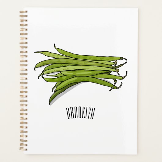 Illustration de haricots verts (Devant)