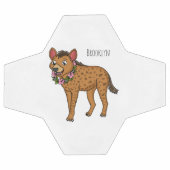 Illustration de Hyena et de fleurs (Plat)