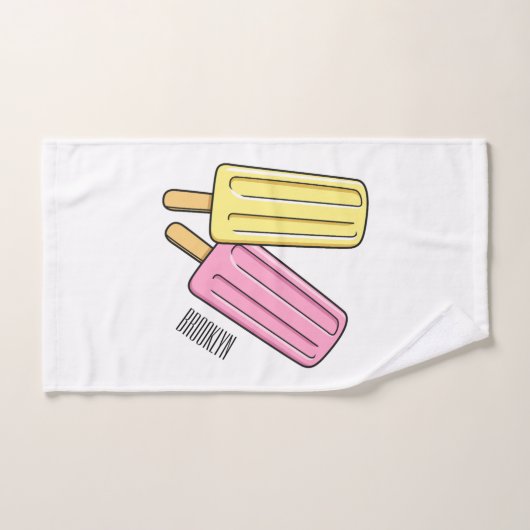 Illustration de Ice pop (Serviette à main)