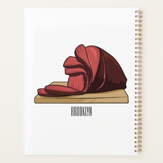 Illustration de jambon (Dos)