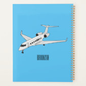 Illustration de jet privé (Dos)