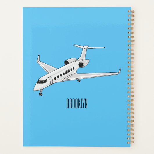 Illustration de jet privé (Dos)