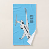 Illustration de jet privé (Serviette à main)