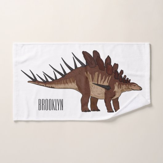 Illustration de Kentrosaurus (Serviette à main)