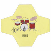 Illustration de kit de batterie (Plat)
