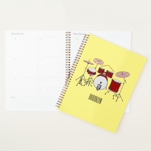 Illustration de kit de batterie (Devant avec enveloppe)