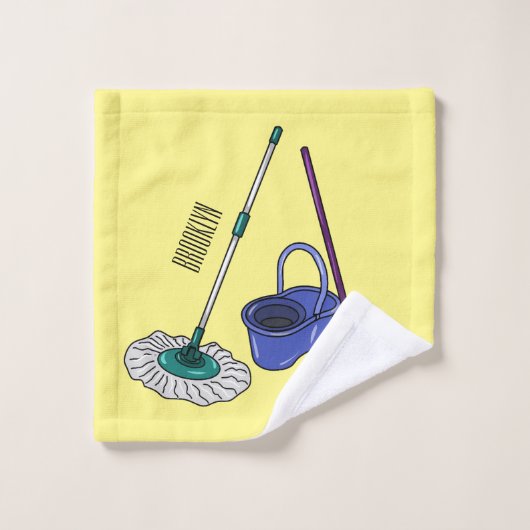 Illustration de la bande dessinée Broom & mop (Gant de toilette)