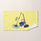 Illustration de la bande dessinée Broom & mop (Serviette à main)