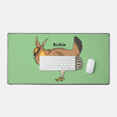 Illustration de la bande dessinée de poulet de pra (Clavier et souris)