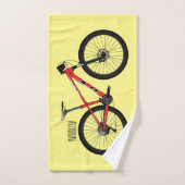 Illustration de la bande dessinée de vélo (Serviette à main)