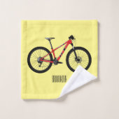 Illustration de la bande dessinée de vélo (Gant de toilette)