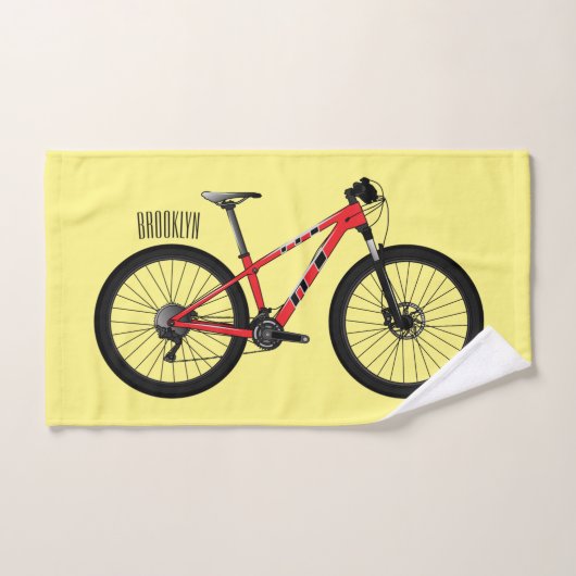 Illustration de la bande dessinée de vélo (Serviette à main)