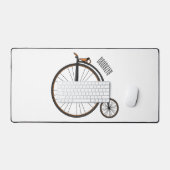 Illustration de la bande dessinée de vélo à grande (Clavier et souris)