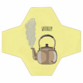 Illustration de la bouilloire à thé ou à thé (Plat)