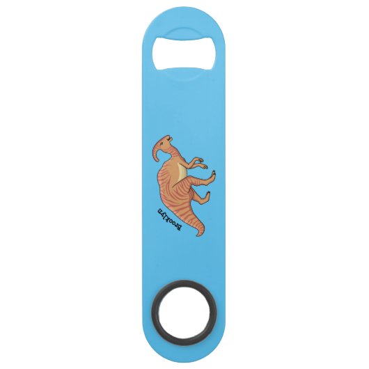 Illustration de la caricature de dinosaure du para (Devant)