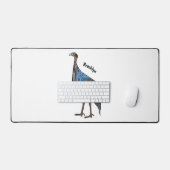 Illustration de la caricature de la vautour (Clavier et souris)