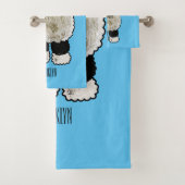 Illustration de la caricature de mouton Valais Bla (En situation)