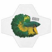 Illustration de la caricature de poisson de combat (Plat)