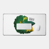 Illustration de la caricature de poisson de combat (Clavier et souris)