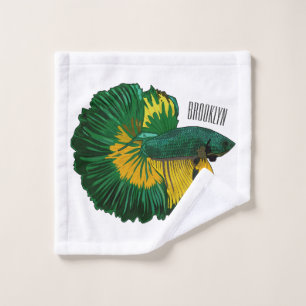 Illustration de la caricature de poisson de combat