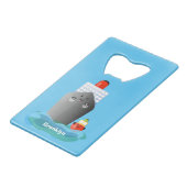 Illustration de la caricature de remorqueur de paq (Devant Angle)