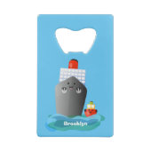 Illustration de la caricature de remorqueur de paq (Dos)