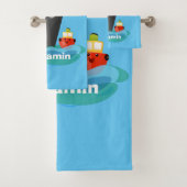 Illustration de la caricature de remorqueur de paq (En situation)