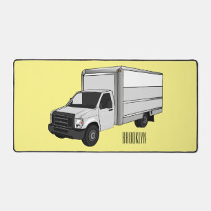 Illustration de la caricature du camion-boîte