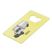 Illustration de la caricature du camion-boîte (Devant Angle)