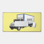 Illustration de la caricature du camion-boîte (Clavier et souris)