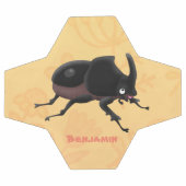 Illustration de la caricature du dendroctone du rh (Plat)