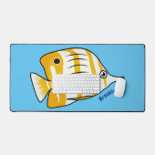 Illustration de la caricature du poisson papillon  (Clavier et souris)