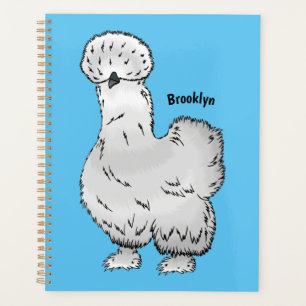 Illustration de la caricature du poulet Silkie