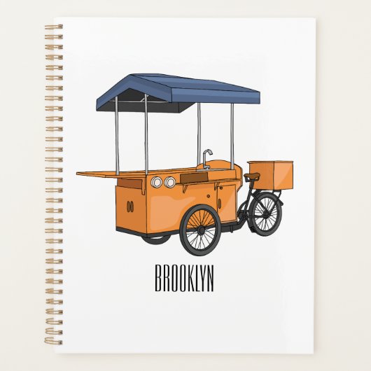 Illustration de la carotte de vélo (Devant)
