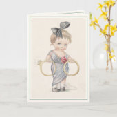 Illustration de la carte de voeux Charles Twelvetr (Fleur jaune)