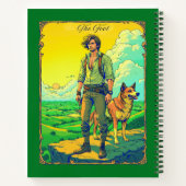 Illustration de la carte Tarot, The Fool Journal (Dos)