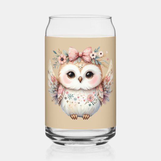 Illustration de la chouette de kawaii Boho (Recto)