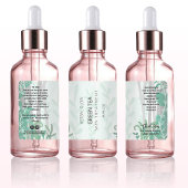 Illustration de la forêt Étiquettes de bouteille d