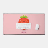 Illustration de la fraise Cute kawaii (Clavier et souris)