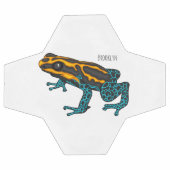 Illustration de la grenouille à fléchettes de pois (Plat)