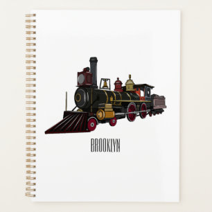 Illustration de la locomotive à vapeur